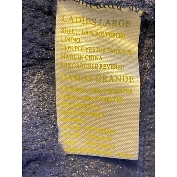 Women's Jacket Size L- Navy Blue Made by Green Tea - Picture 5 of 14